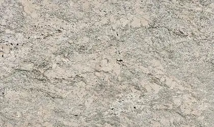 Closeup image of Grand Valley Cream Granite countertop slab Stone Countertop