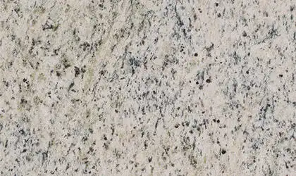 Image of installed Dallas White Grey Granite countertops