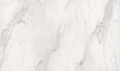 Image of installed Panoramic Porcelain Surfaces Calacatta White Porcelain countertops