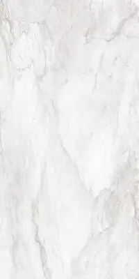 Image of installed Panoramic Porcelain Surfaces Calacatta White Porcelain countertops