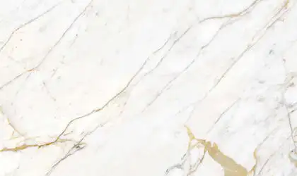Closeup image of Panoramic Porcelain Surfaces Diamond Mine White Porcelain countertop slab