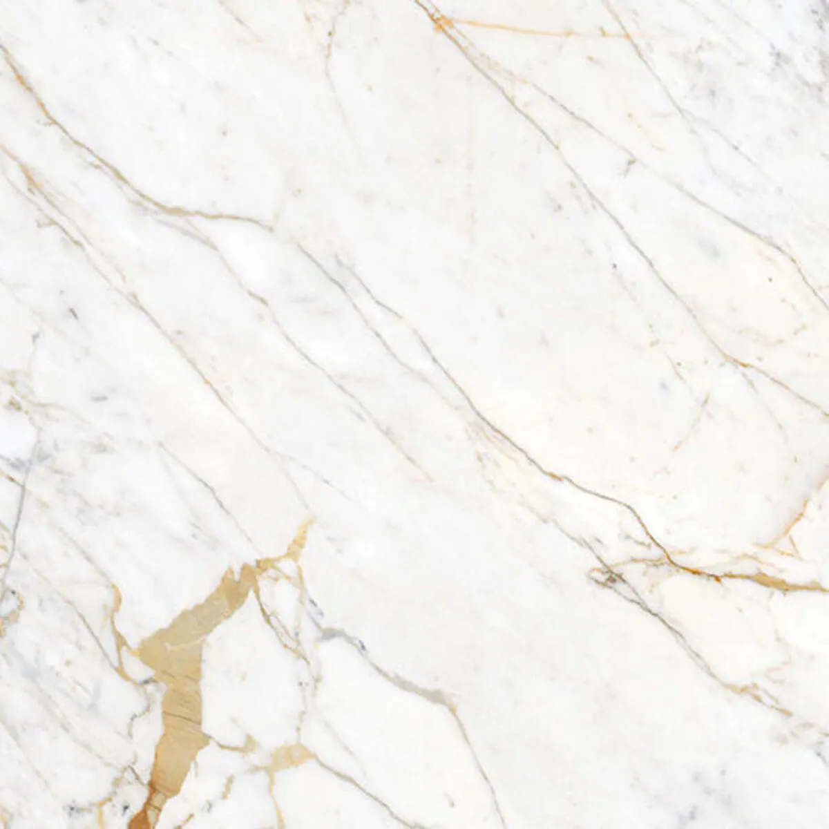 Image of installed Panoramic Porcelain Surfaces Diamond Mine White Porcelain countertops