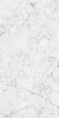 Image of installed Panoramic Porcelain Surfaces White Jade White Porcelain countertops