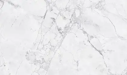 Image of installed Panoramic Porcelain Surfaces White Jade White Porcelain countertops