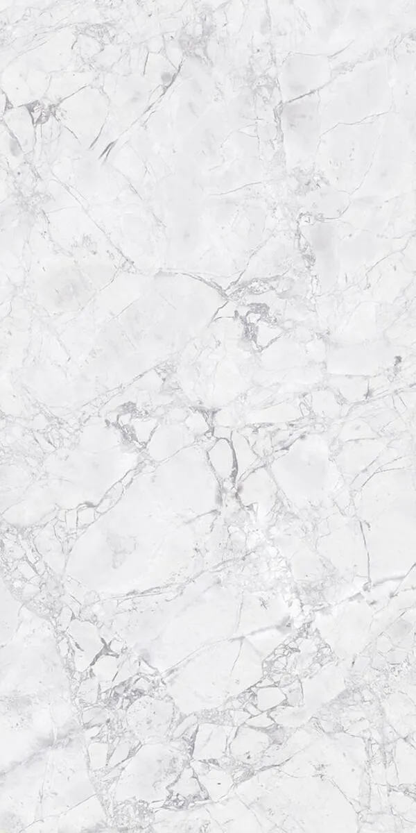 Image of installed Panoramic Porcelain Surfaces White Jade White Porcelain countertops