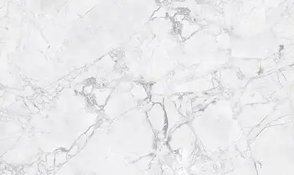 Image of installed Panoramic Porcelain Surfaces White Jade White Porcelain countertops