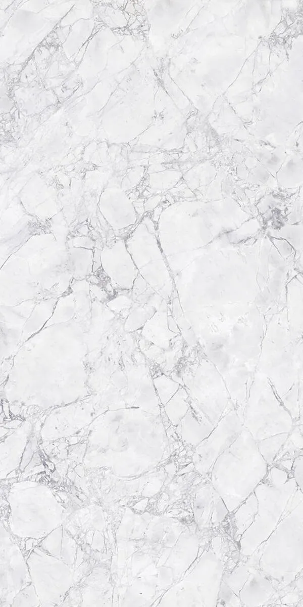 Image of installed Panoramic Porcelain Surfaces White Jade White Porcelain countertops
