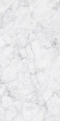 Image of installed Panoramic Porcelain Surfaces White Jade White Porcelain countertops