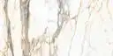 Image of installed Panoramic Porcelain Surfaces Calacatta Topaz White Porcelain countertops