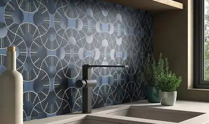 Image of installed ONE Quartz Surfaces Simply Beige Beige Quartz countertops