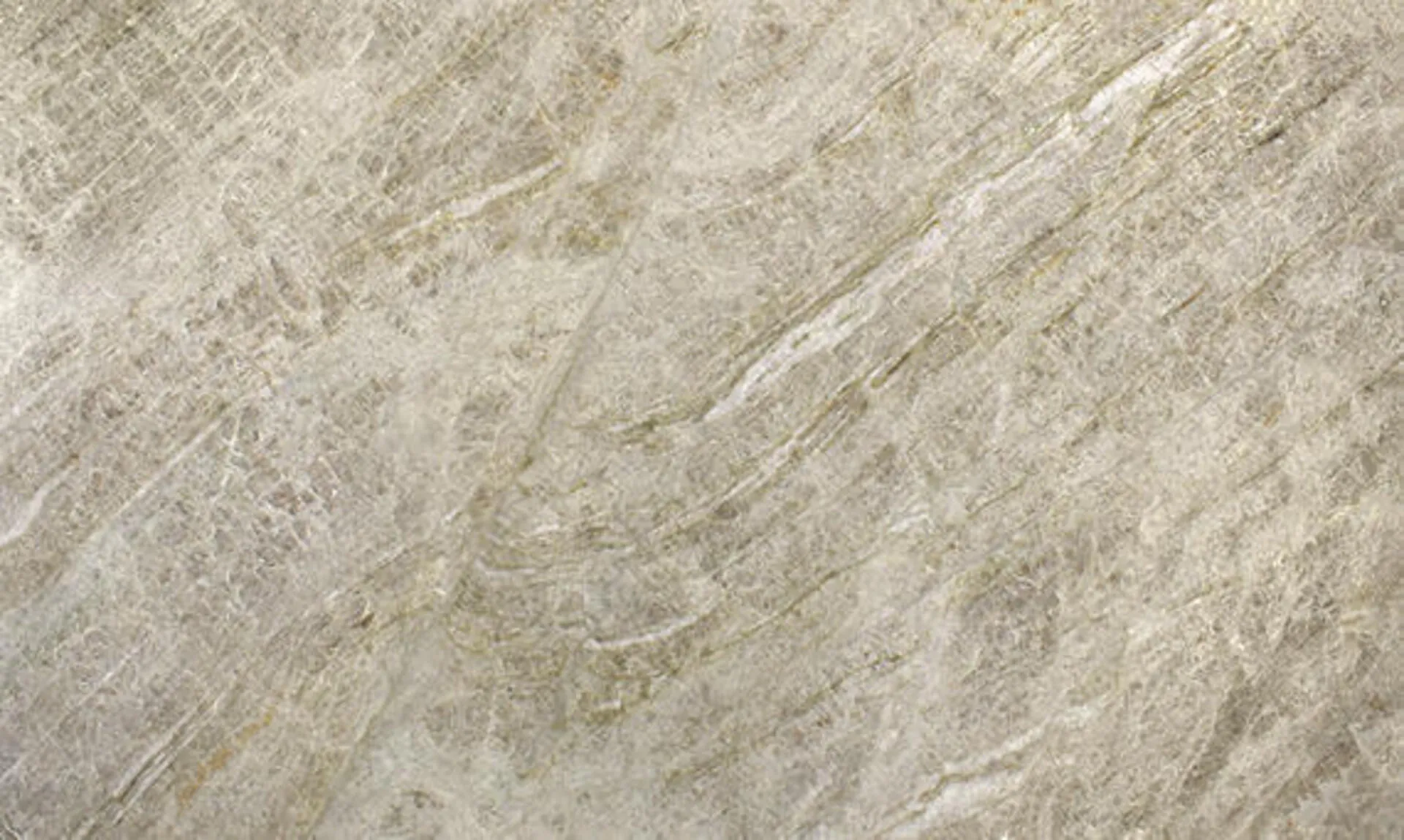 Image of installed Taj Mallorca Grey Quartzite countertops