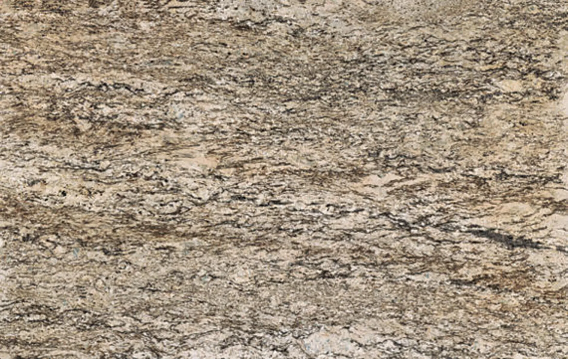 Closeup image of Bianco Lucre Beige Granite countertop slab