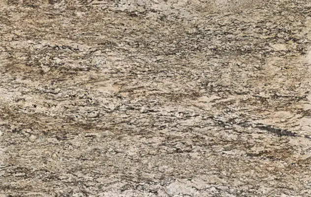 Closeup image of Bianco Lucre Beige Granite countertop slab