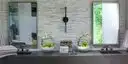 Image of installed ONE Quartz Surfaces Concrete Grey Black Quartz countertops