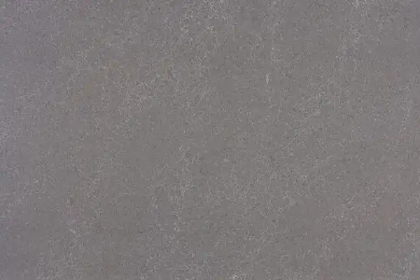 Closeup image of ONE Quartz Surfaces Armor Grey Grey Quartz countertop slab