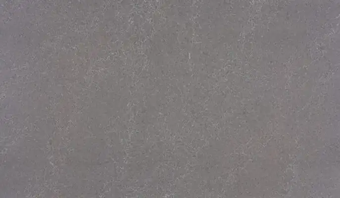 Image of installed ONE Quartz Surfaces Armor Grey Grey Quartz countertops
