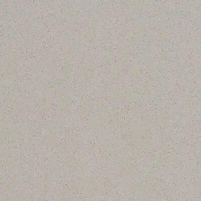 Closeup image of ONE Quartz Surfaces Simply Grey Cream Quartz countertop slab