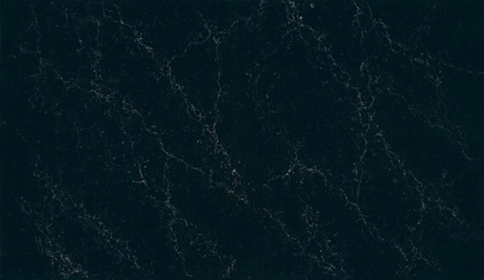 Image of installed ONE Quartz Surfaces Liberty Black Black Quartz countertops
