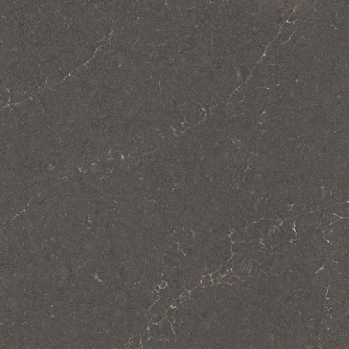 Image of installed ONE Quartz Surfaces Sirius Grey Quartz countertops