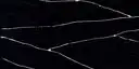 Image of installed ONE Quartz Surfaces Black Canyon Black Quartz countertops