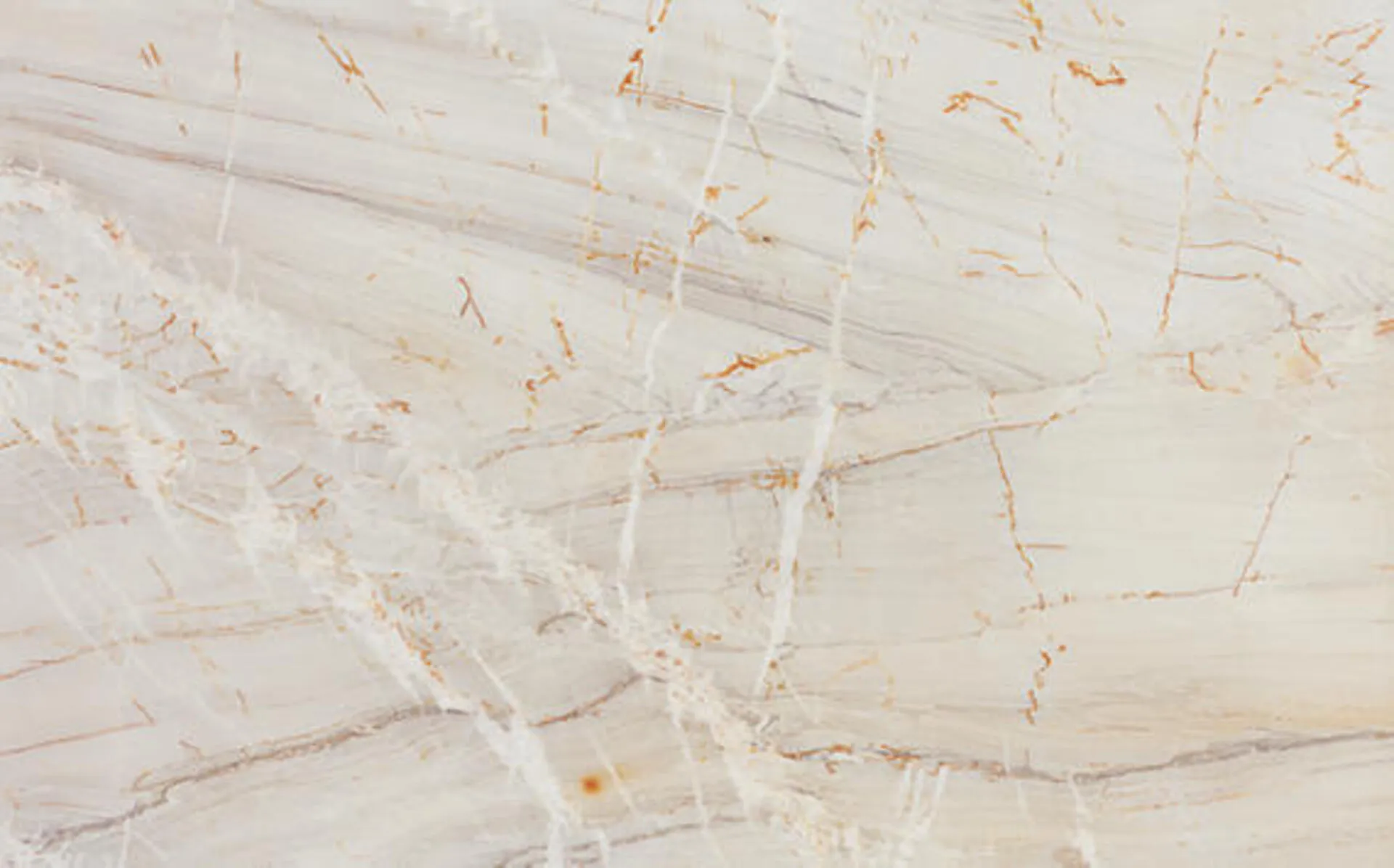 Closeup image of Tahitian Cream Cream Quartzite countertop slab