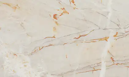 Image of installed Tahitian Cream Cream Quartzite countertops