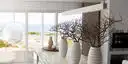 Image of installed Tahitian Cream Cream Quartzite countertops