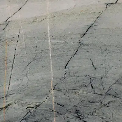 Image of installed Caldera Blue Grey Quartzite countertops