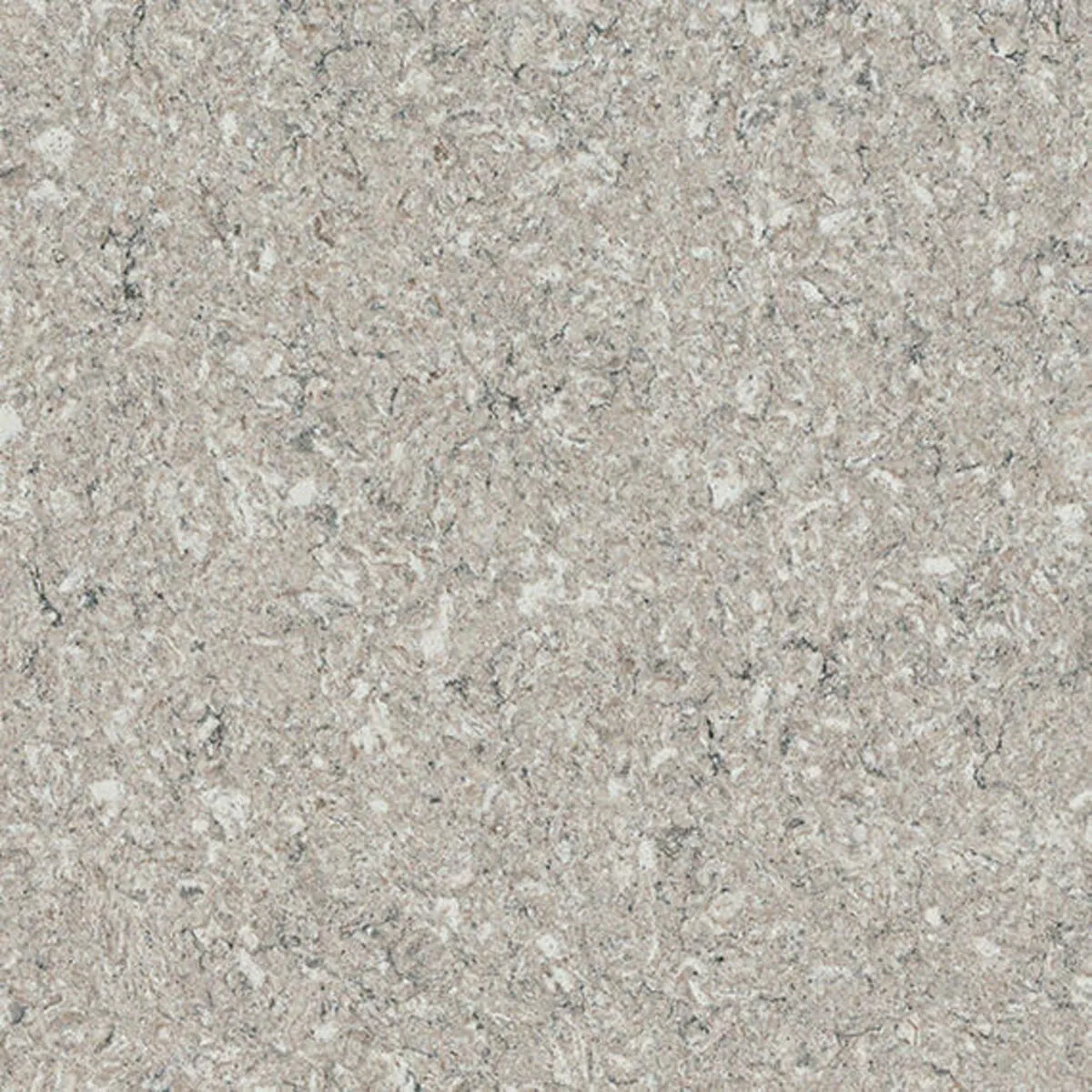 Image of installed ONE Quartz Surfaces Aspen Grey Beige Quartz countertops
