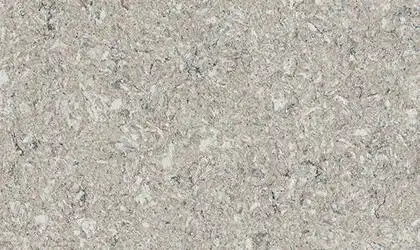 Image of installed ONE Quartz Surfaces Aspen Grey Beige Quartz countertops