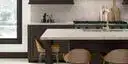Image of installed ONE Quartz Surfaces Aspen Grey Beige Quartz countertops