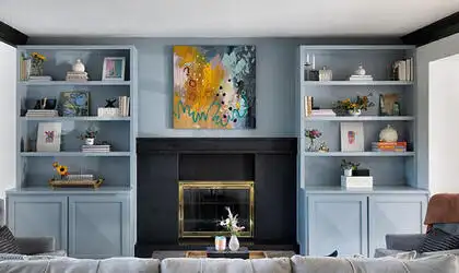 Image of installed Absolute Black Black Granite countertops