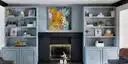 Image of installed Absolute Black Black Granite countertops