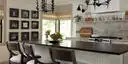 Image of installed Absolute Black Black Granite countertops