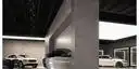 Image of installed Panoramic Porcelain Surfaces Charred Nickel Grey Porcelain countertops
