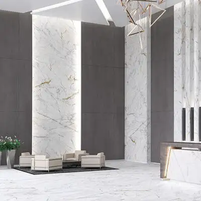 Image of installed Panoramic Porcelain Surfaces Charred Nickel Grey Porcelain countertops