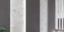 Image of installed Panoramic Porcelain Surfaces Charred Nickel Grey Porcelain countertops