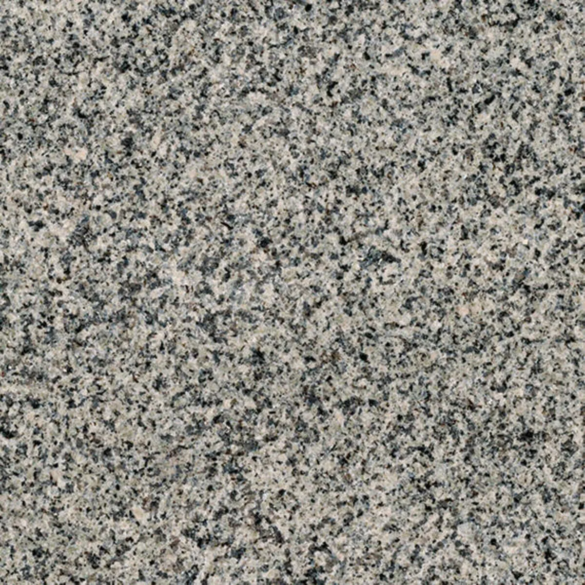 Closeup image of Azul Platino Grey Granite countertop slab