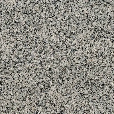 Closeup image of Azul Platino Grey Granite countertop slab