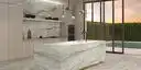 Image of installed Panoramic Porcelain Surfaces Elestial Grey Porcelain countertops
