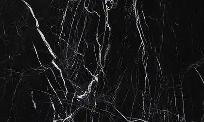 Closeup image of Panoramic Porcelain Surfaces Anthracite Black Porcelain countertop slab