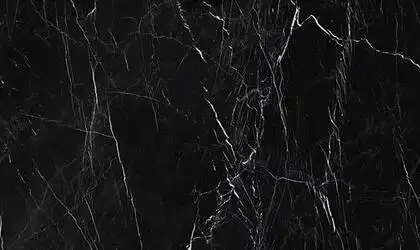 Image of installed Panoramic Porcelain Surfaces Anthracite Black Porcelain countertops