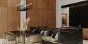 Image of installed Panoramic Porcelain Surfaces Anthracite Black Porcelain countertops