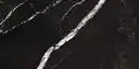 Closeup image of Panoramic Porcelain Surfaces Zebra Calacatta Black Porcelain countertop slab
