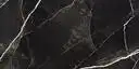 Image of installed Panoramic Porcelain Surfaces Zebra Calacatta Black Porcelain countertops