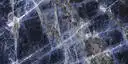 Image of installed Panoramic Porcelain Surfaces Sapphire Status Blue Porcelain countertops