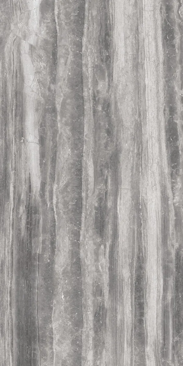 Image of installed Panoramic Porcelain Surfaces Titanium Grey Grey Porcelain countertops