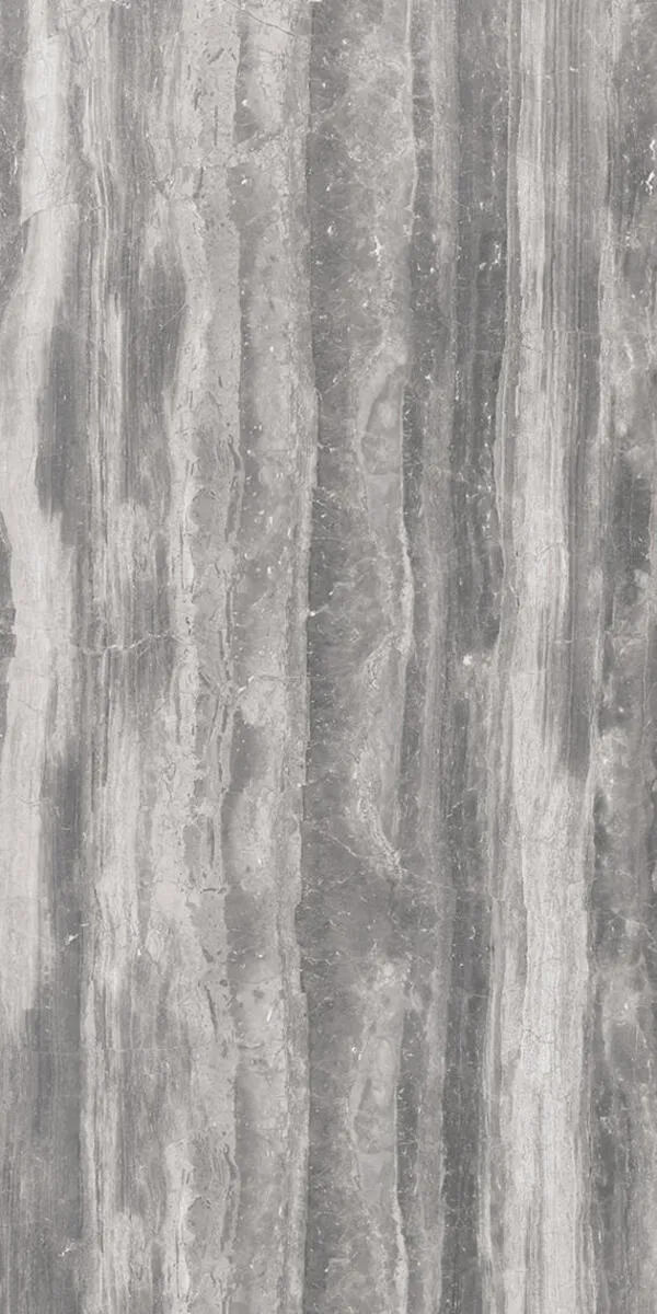 Image of installed Panoramic Porcelain Surfaces Titanium Grey Grey Porcelain countertops