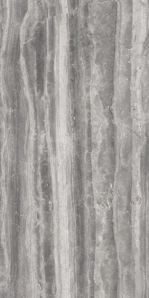 Image of installed Panoramic Porcelain Surfaces Titanium Grey Grey Porcelain countertops