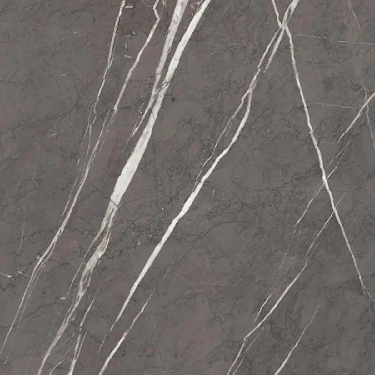 Closeup image of Panoramic Porcelain Surfaces Sunstone Grey Porcelain countertop slab